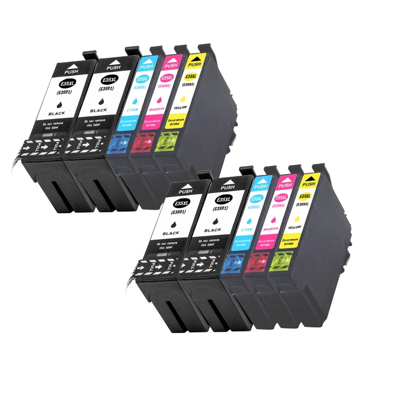 E3591-4-10PK совместимые чернильные картриджи для Epson WF-4720DWF, WF-4725DWF, WF-4730DTWF, WF-4730DWF, WF-4740DTWF, WF-4740DWF