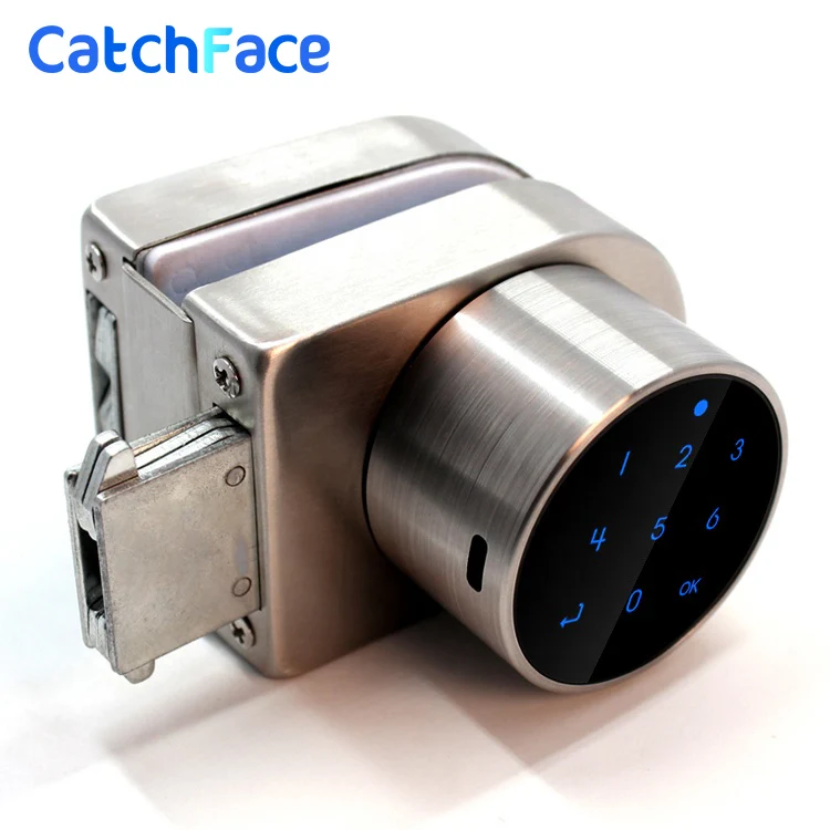 Password Smart Door Lock for Office Glass Door Sliding electronic Door Lock Keyless Digital Electric Lock With Code RIFD Card