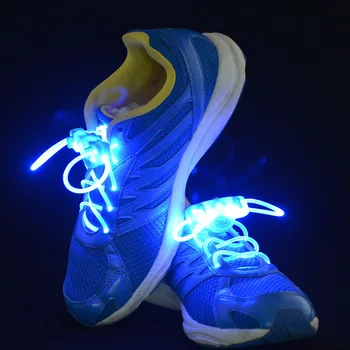 

Party Light Up Battery Powered Dancing Luminous LED Shoelace Multicolor Flashing Running Cool Outdoor Sports Shoestrings