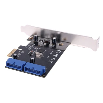 

VL805 Chipset PCI Express to Dual 20pin USB 3.0 Controller Card PCI-e Adapter Y51A