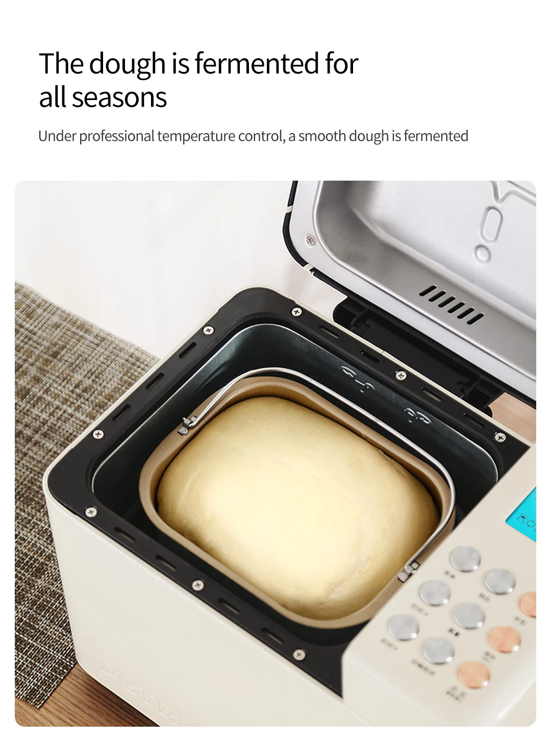 اله صنع الخبز الذكيه جهاز صانع الخبز التلقائي جديد الاجهزه الكهربائيه المنزليه ترند
