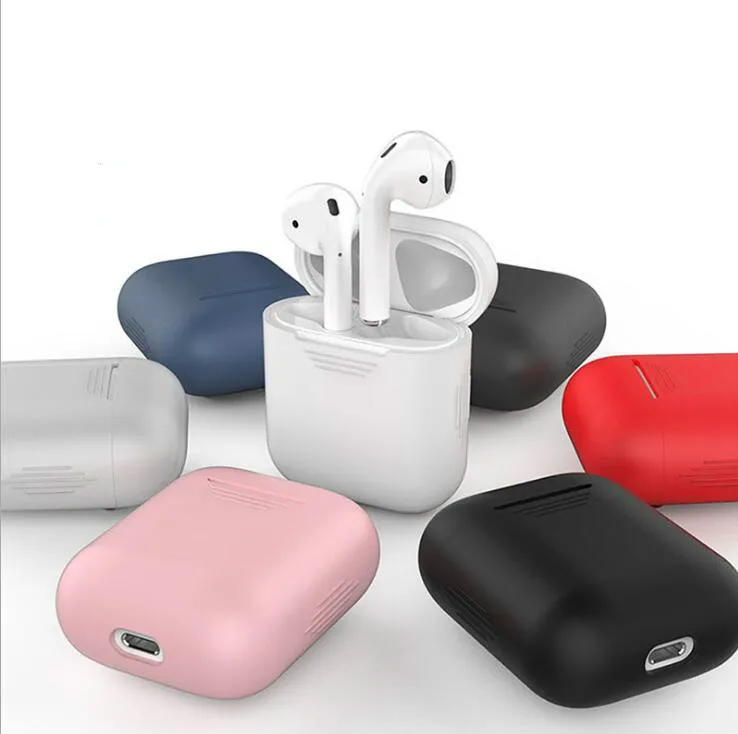 Мини Мягкий силиконовый чехол для Apple Airpods противоударный чехол для Apple гарнитура для Airpods чехол s Для Air Pods защитный чехол