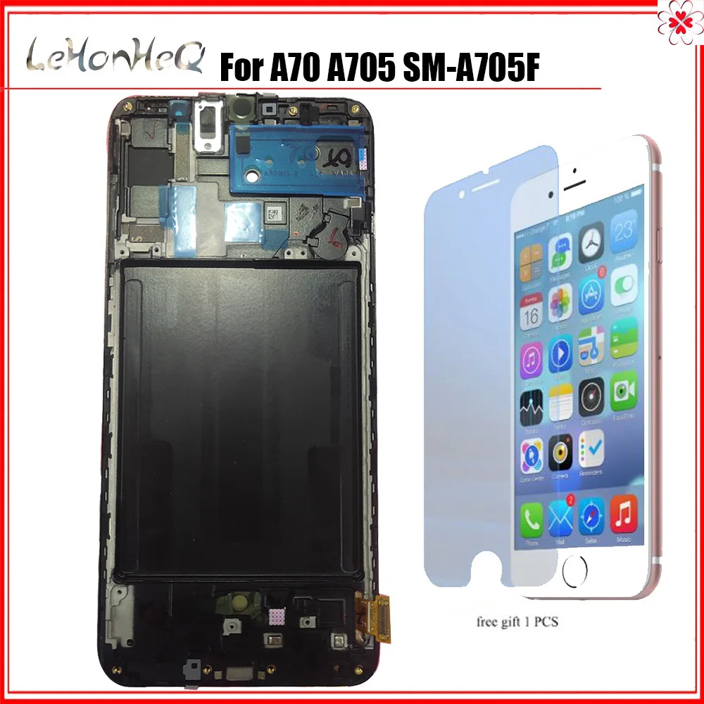 Surper AMOLED LCD для Samsung Galaxy A70 A705 A705F SM дисплей сенсорный экран дигитайзер в сборе с