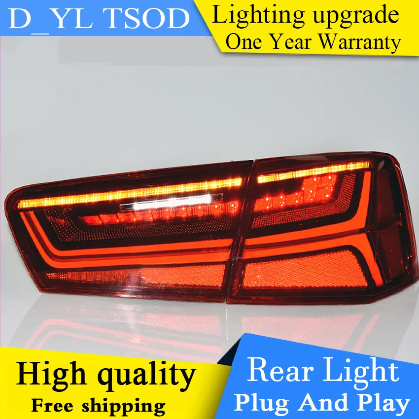 Набор для автостайлинга для Audi A6L A6 2012- задние фонари Audi A6 tatilight светодиодный задний фонарь светодиодные задние фары Certa задний фонарь автомобильный