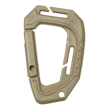 

New 5PCS Big D-type Plastic Steel Tactical Molle Quick Hooks Hanging Buckle Clip Outdoor Camping Backpack Bag Tools EDC Tools