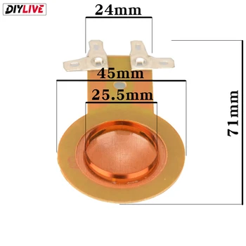 

DIYLIVE Professional speaker voice coil repair accessories DIY parts speaker high head voice coil dura 25.5 core treble speaker