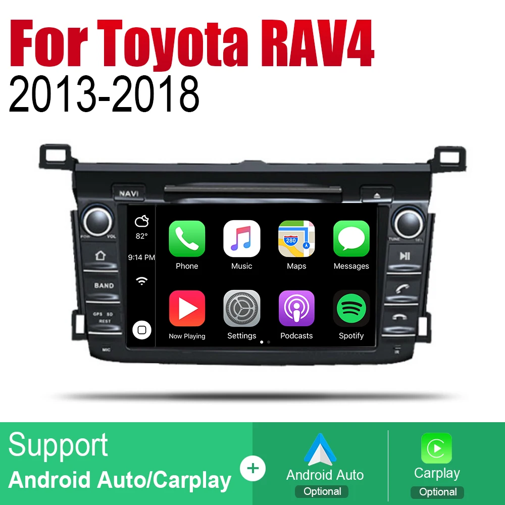 ZaiXi Авто Радио 2 Din Автомобильный dvd-плеер на основе Android для Toyota RAV4 2013~ gps Навигация BT Wifi карта мультимедийная система стерео