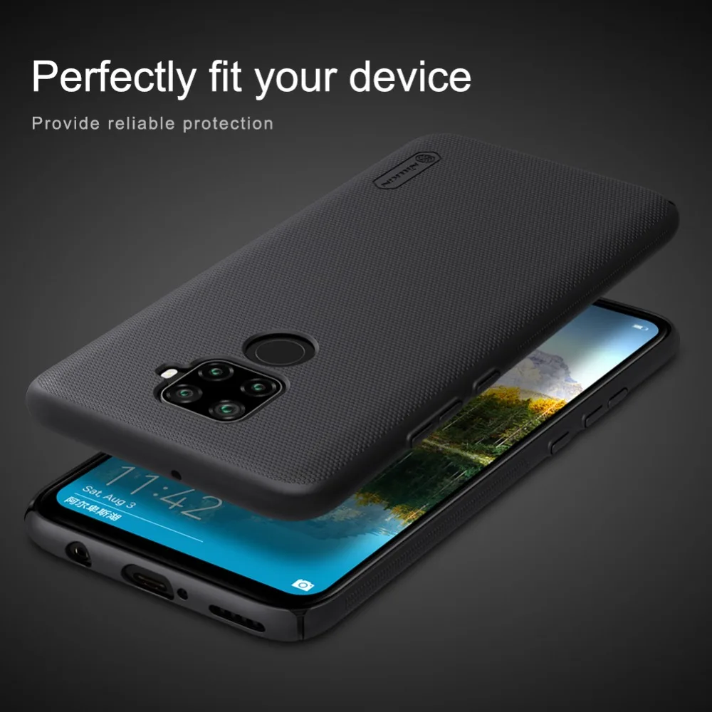 10 шт./лот NILLKIN Супер Матовый щит Матовый ПК Жесткий Чехол для huawei Nova 5i Pro Чехол