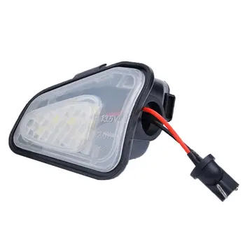 

2pcs White 6000K Side Mirror Puddle Lights LED Lamp For V~W CC Passat Scirocco Y4UA