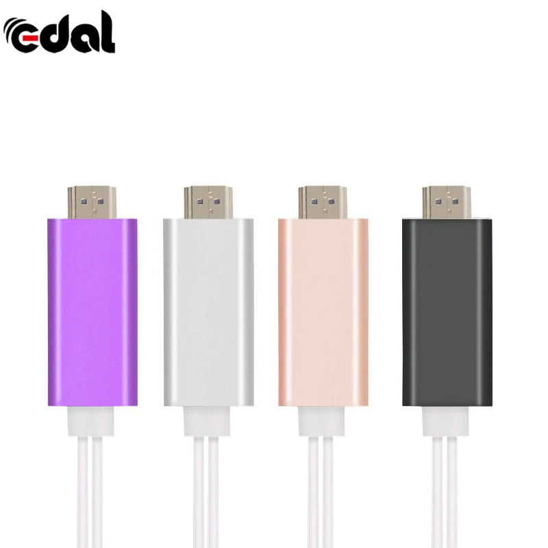 HD синхронизация экраны передачи кабель Цифровой HDMI медиа видео стример зеркалирование линии IOS/Android USB Женский и HDMI в