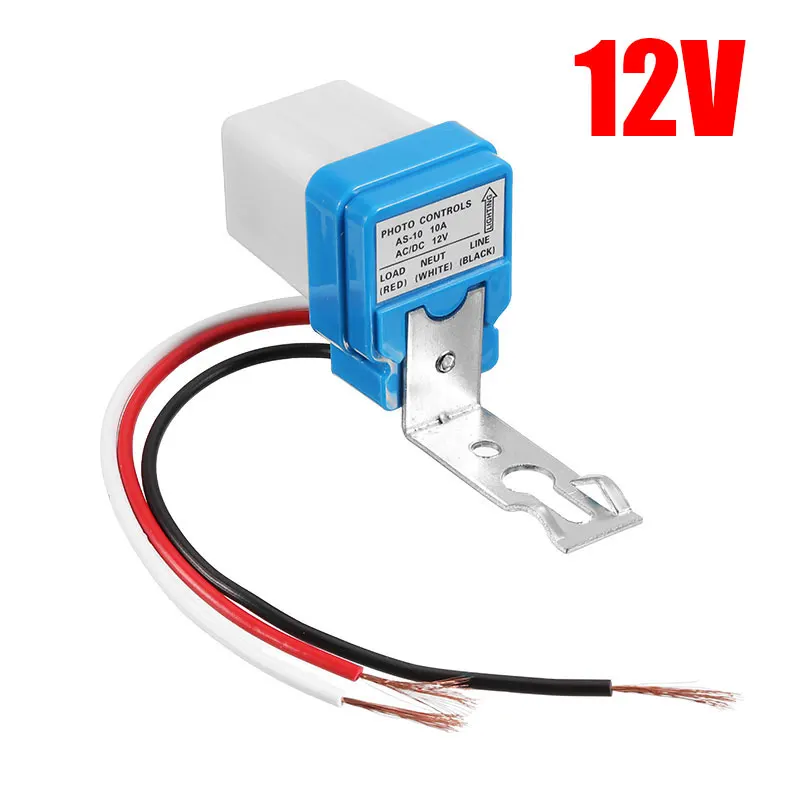 DC AC 12V 10A автоматический выключатель фотоэлемент переключатель уличного света
