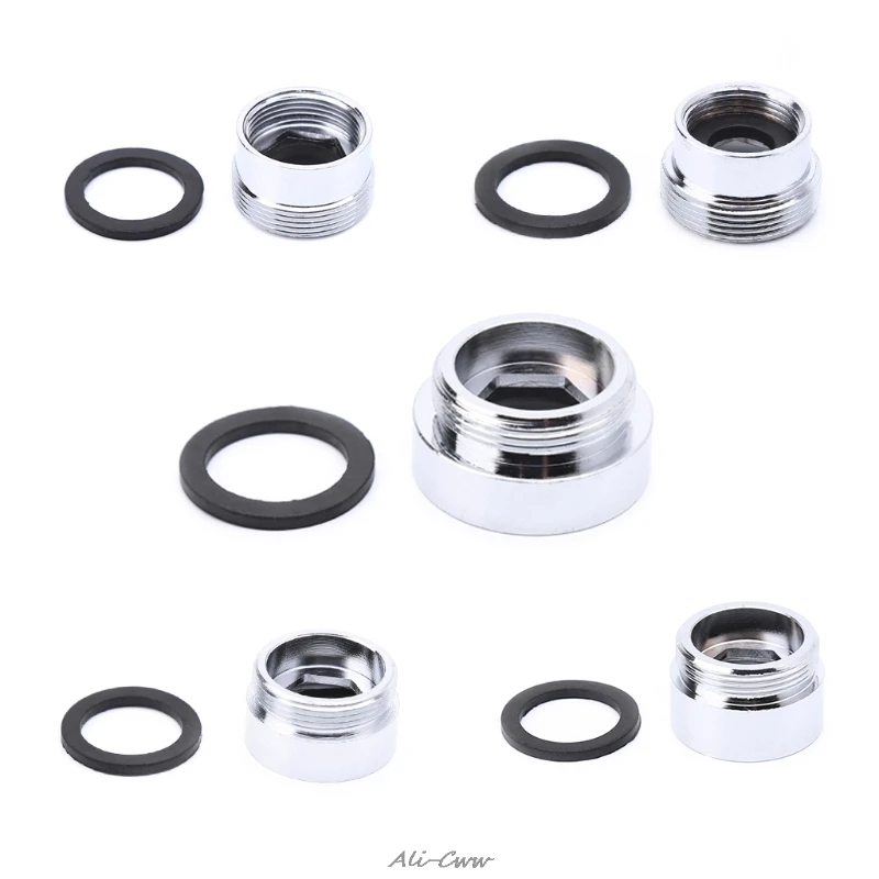 Solid Metal Adaptor Inside Thread Water Saving Kitchen Faucet Tap