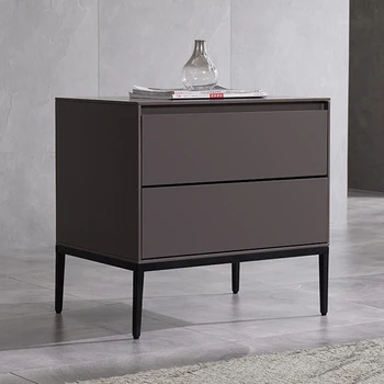 

60cm Large Luxury Italy Modern Iron Nightstand Coffee Sofa End Bedside Table Bedstand Cabinet Cupboard Bedroom Home Furniture