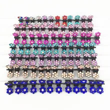 Очень маленькие мини-заколки для волос из Южной Кореи, Детские аксессуары для волос, цветные кристаллы, маленькие зажимы для волос для девочек, головной убор