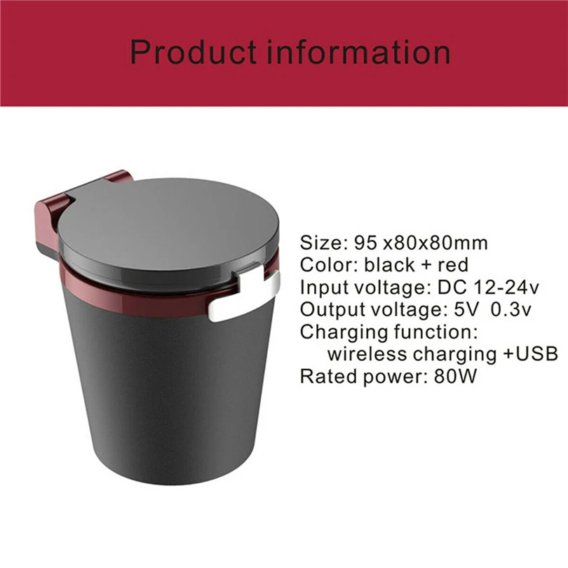 New 3in1 QI Car Wireless Charger In-Car Bluetooth Hands Free MP3 Player/Phone To Radio FM Transmitter Modulator+Power cord S30