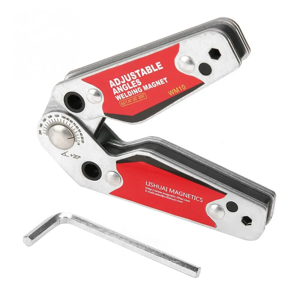 Magnetic Holder Fixator Corner Welding Magnets 20-200 Degree Adjustable Angles Magnetic Clamp Welding Holder WM10
