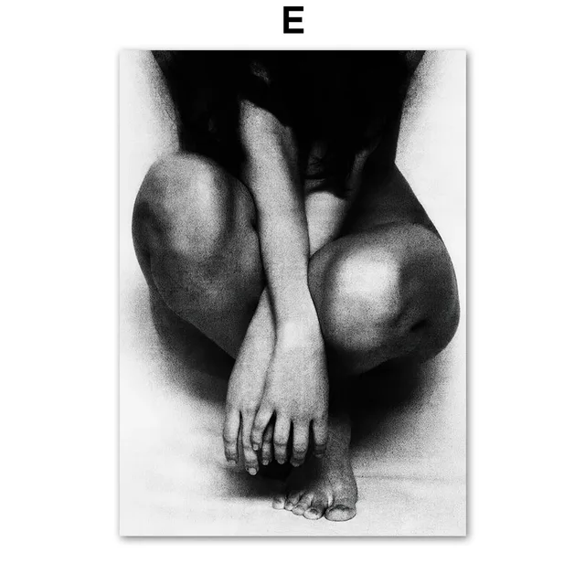 Couple Body Silhouette Hand Window Picture Wall Sticker Nordic Poster Wall Art Print Canvas Painting Decoration Picture Wall Art 5