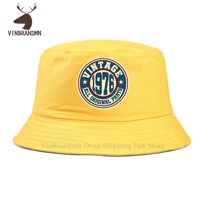 Vintage 1976 Bucket hat 2021 summer 