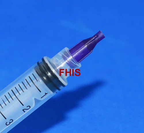 purple Шприц для нанесения клея tip Luer Lock(черный/красный/белый/прозрачный/фиолетовый/светло-голубой/темно-синий/бледно-зеленый) 8 цветов - Цвет: purple