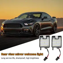 Светодиодный светильник для Ford C-Max Focus Kuga Escape с боковой вилкой и функцией воспроизведения, ударопрочный и яркий зеркальный светильник