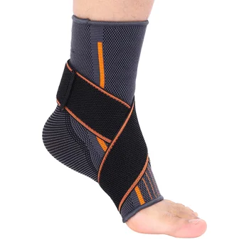 Sport Beschermende Voetbal Enkel Ondersteuning Basketbal Enkel Brace Compressie Nylon Riem Riem Gym Fitness Enkel Protector