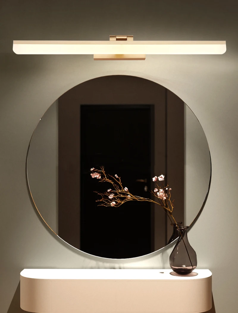 LED mirror light bathroom wall lamp mirror lights Bathroom cabinets 40cm 50cm for picture sconce home waterproof makeup 12W vintage wall lights