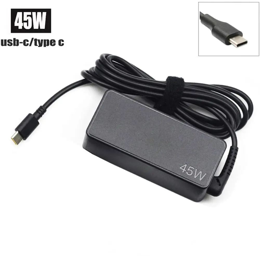 45w Type Usb C Laptop Charger For Lenovo Chromebook C330 S330 C340 S340