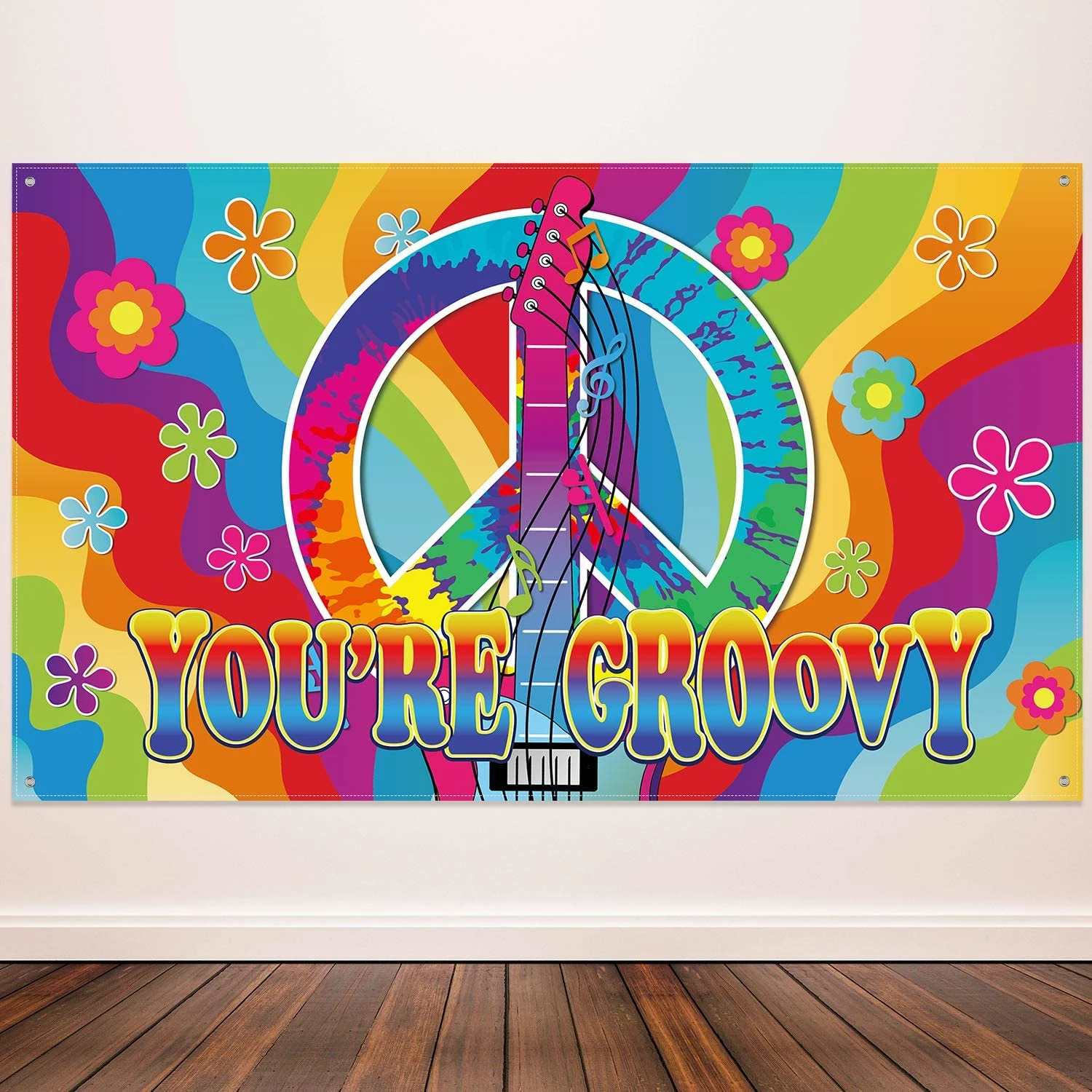 Introducir Descuidado mesa Decoraciones de fiesta temática de los años 60, juego de escena de fiesta,  decoración de pared, cartel de fondo de foto de los años 60 con cuerda para  fiesta temática Hippie|Fondo| - AliExpress