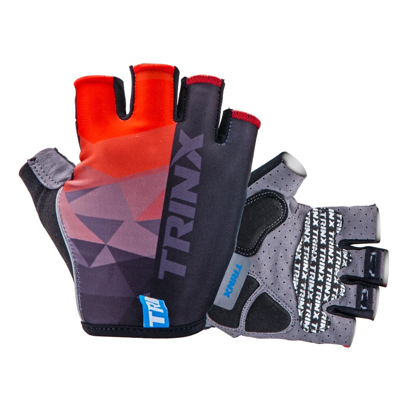 Trinx Half Finger Cycling Glovers Red
