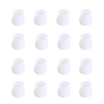 

16pcs Home Scratch Proof Office Silicone Caps Furniture Leg Protector Feet Pads Anti Slip Table Practical Safety Chair Floor