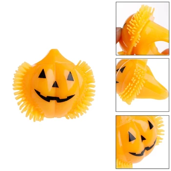 

Halloween Supplies Pumpkin LED Flashing Light Up Finger Ring Party Kids Toys R9UE