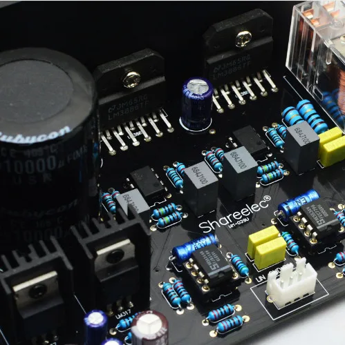 68 Вт+ 68 Вт LM3886 стерео усилитель высокой мощности доска OP07 DC servo 5534 независимая Операционная