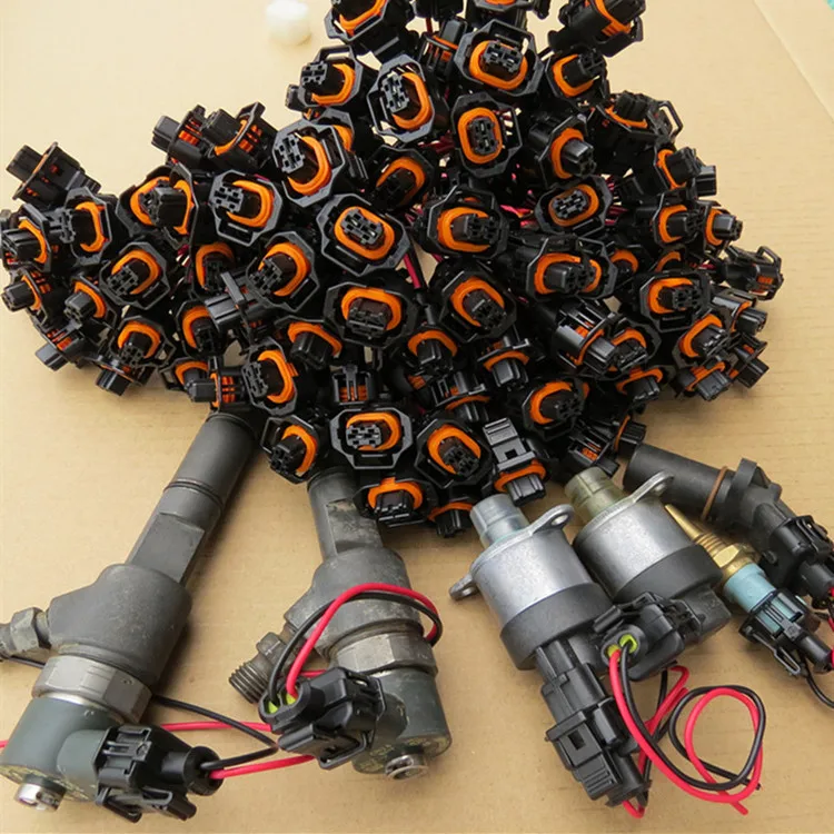 

2 Pin/Way Female Diesel Common Rail Injector Plug Socket Electric Connector wire harness For BOSCH