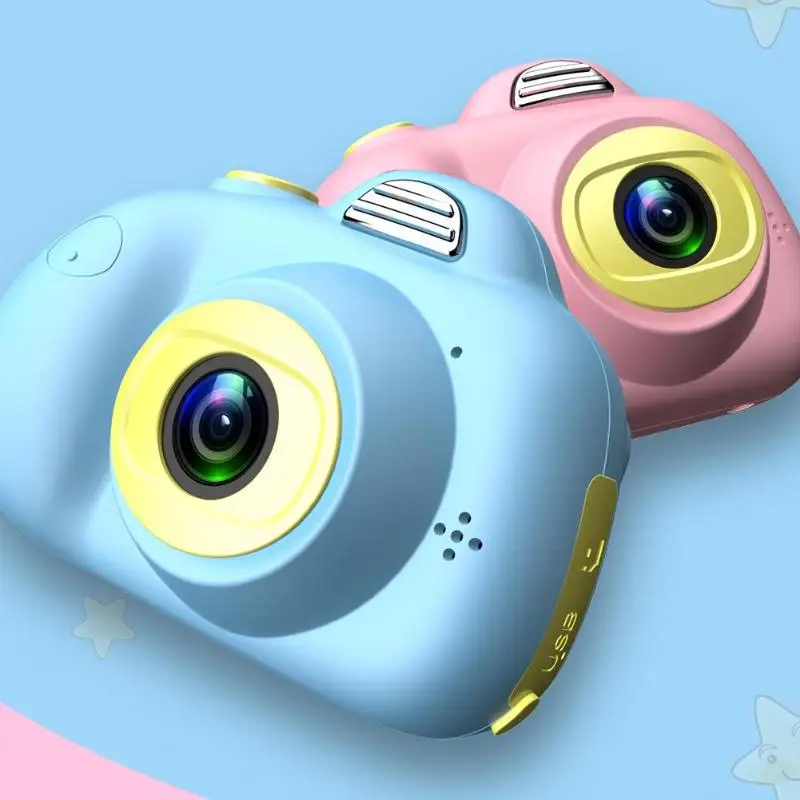  D6 2.0 inch Dual Lens Children Mini DSLR Camera 32GB Video Photo Camera for Kids Professional 17mm 