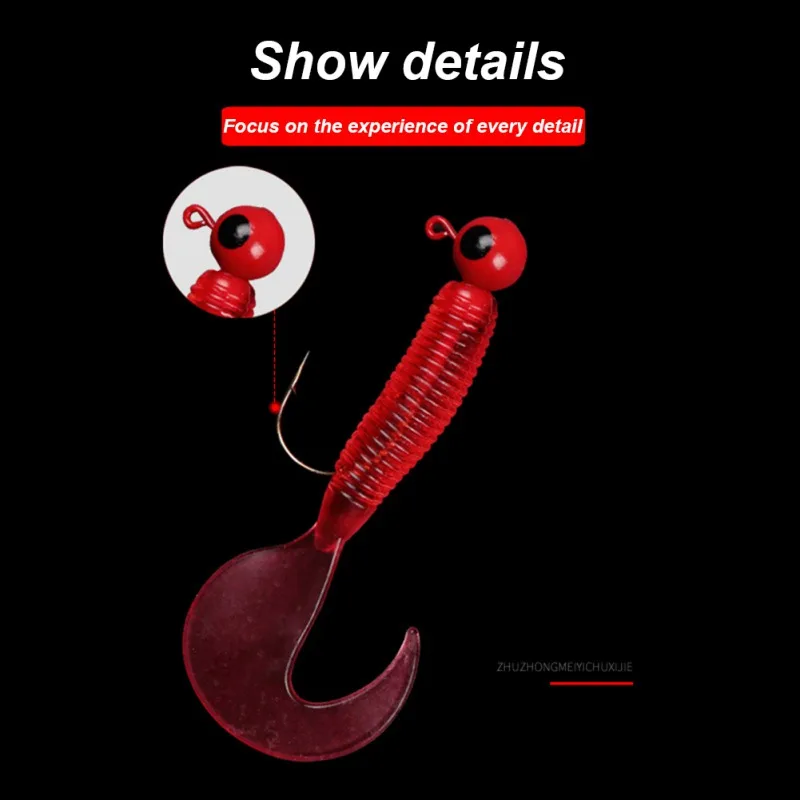 17 шт./компл. для рыбалки, мягкие блесны на удочку Lead Jig Head крюк личинка червь приманки рыболовные снасти Shads силиконовые искусственные приманки рыболовные снасти Kit переменного тока