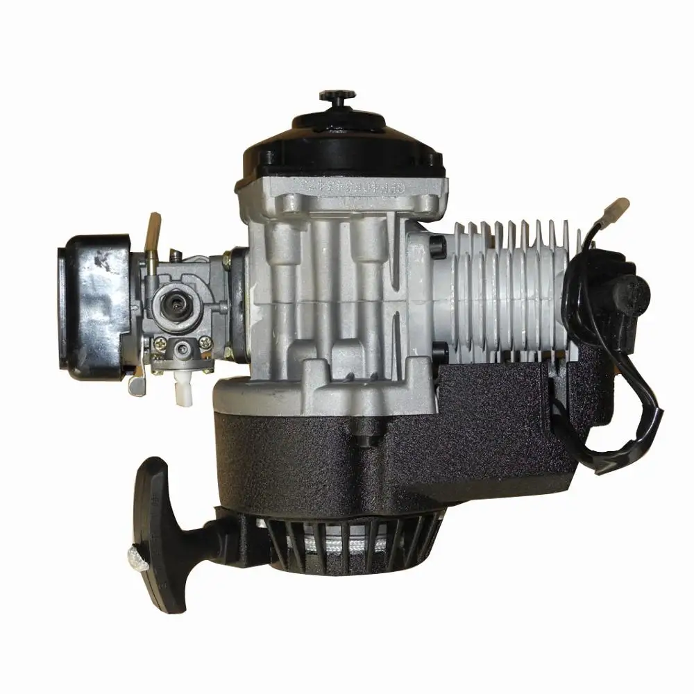 1E44-6 49cc 2 Stroke engine with gearbox for mini dirt bike Pocket bike atv Easy pull starter