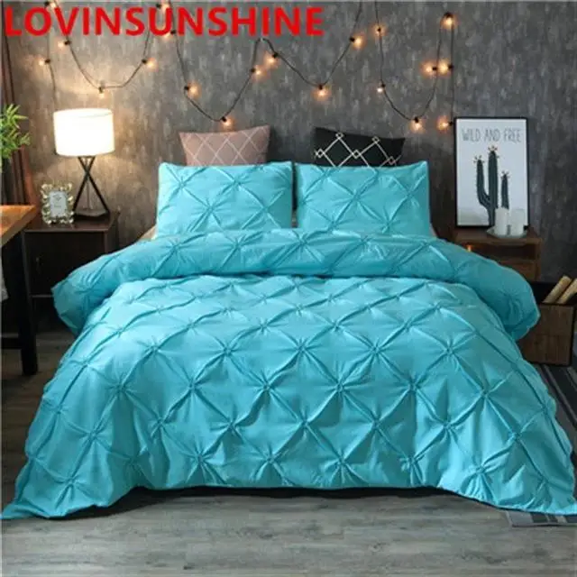blue 50 стеганых комплектов постельного белья Королева Король пододеяльник наборы белый черный пододеяльник JI01 - Цвет: blue