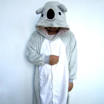 

Cartoon Animal One-piece Pajama Koala Home Pajamas Multi-functional Costume Autumn and Winter Thick New Style