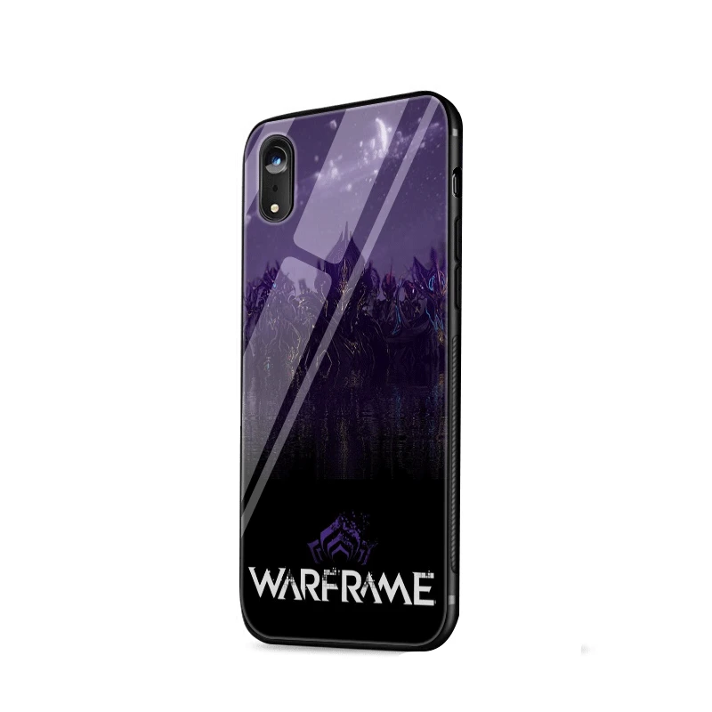 Чехол для мобильного телефона, стекло для iPhone 5 5S SE 6 6s 7 8 Plus X XS Max XR, защитный чехол с рамкой Warframe
