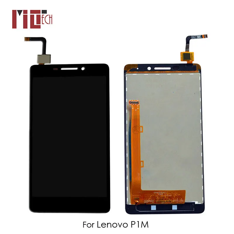 

LCD Display For Lenovo VIBE P1M P1ma40 P1mc50 Touch Screen Digitizer Assembly Replacement Parts Back White No Frame 5.0 inch