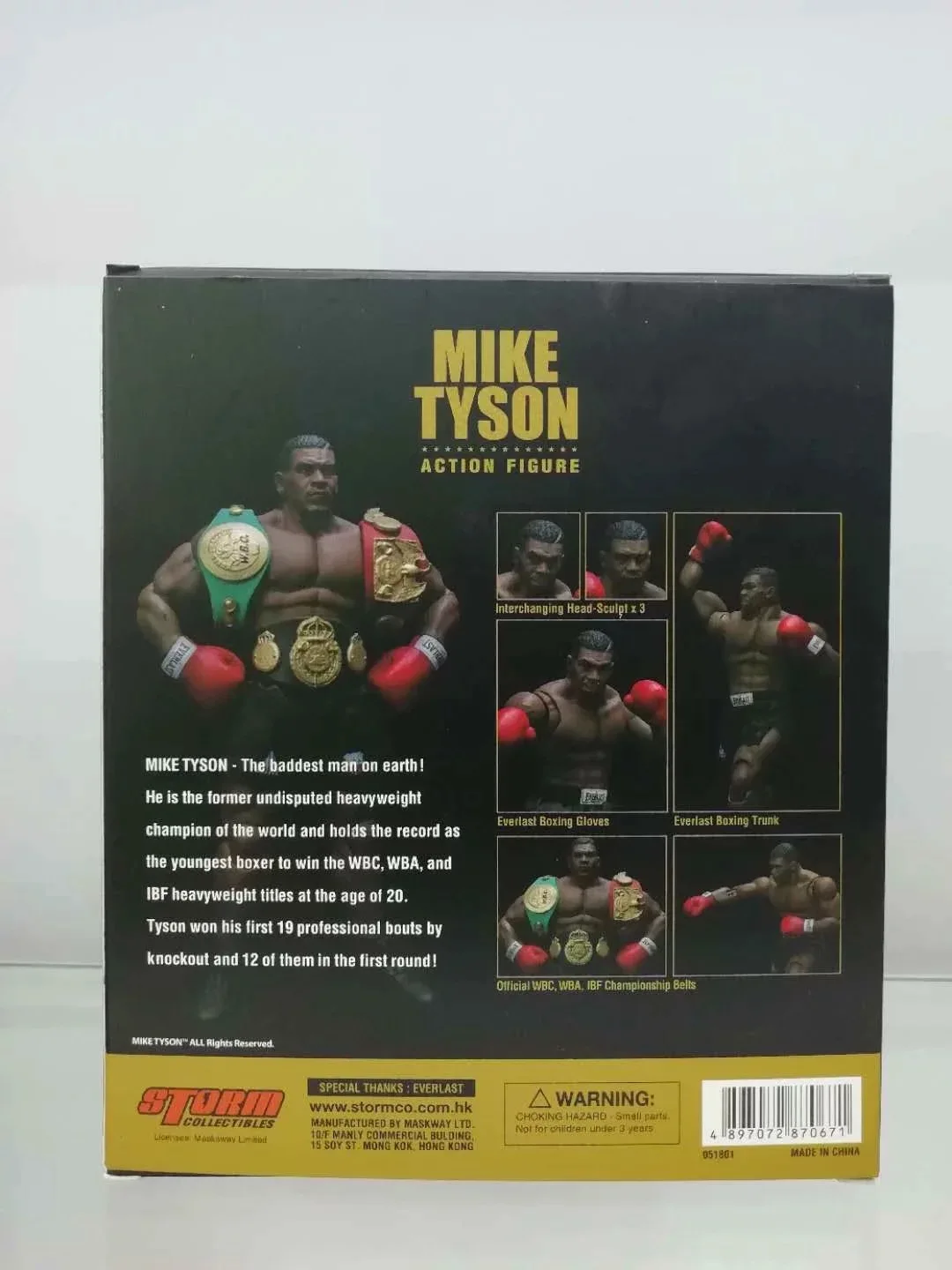 

Diffuse Will Anime Mike Tyson Three Head Carve Mike Tyson Super Cute Cartoon 1/12 Boxed Garage Kit