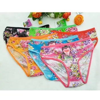 

TC Cotton WOMEN'S Panties Bag Comfortable Order Breathable Women's Size Medium Size Foreign Trade Original Garment Triangular