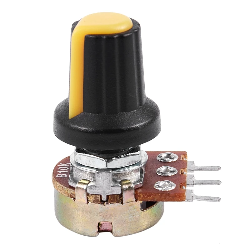 5 шт. 10K OHM 3 терминала линейный конический поворотный o B Тип
