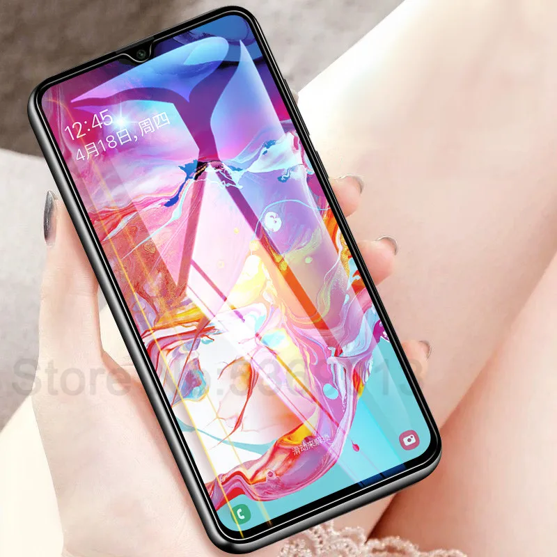 С уровнем твердости 9H закаленное Стекло на samsung Galaxy A90 A80 A70 A60 A50 A40 A30 A10 M10 M20 M30 M40 полное покрытие защитная маска для лица, Стекло