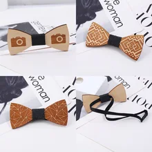 Элегантные Деревянные галстуки-бабочки корейские мужские галстуки мужские аксессуары торжественное платье мужские подарки