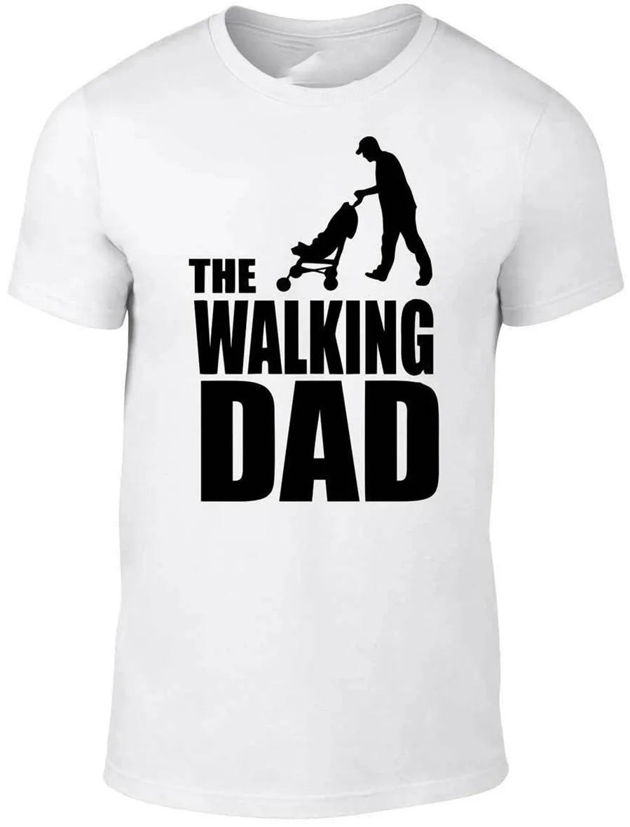 Футболка с надписью The Walking Dad забавная футболка Dead Zombie подарок для папы шутки | Отзывы и видеообзор