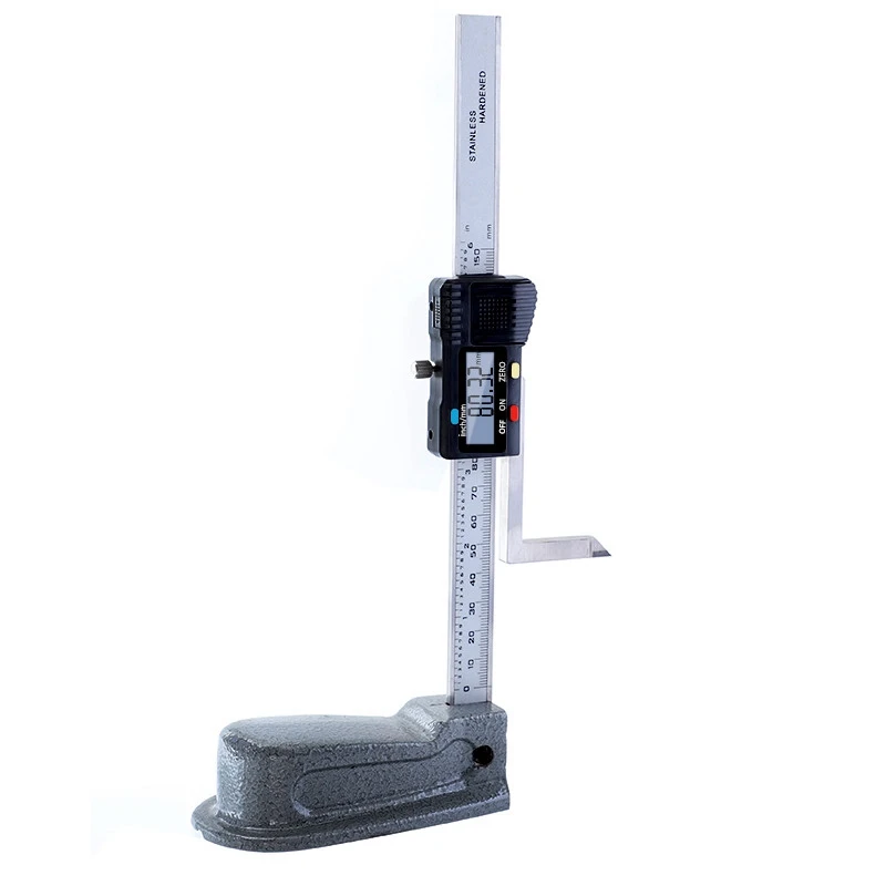 

Digital Height Gauge 0-150mm 0.01mm Mini Aluminum Alloy Electronics Marking Gauge Measure Scriber Vernier Caliper