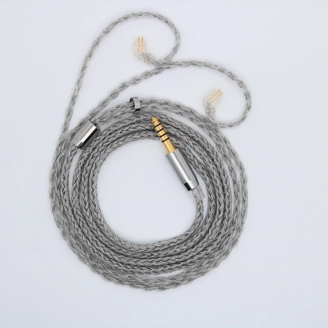 グラフェン単結晶銅銀メッキヘッドホンアップグレードラインmmcx 4.4