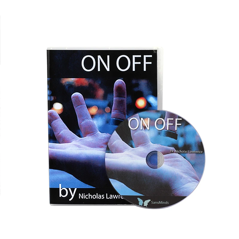 On / Off (DVD+Gimmick) Magic Trick On Off By Nicholas Lawrence And SansMinds Magic Props Street Close Up Magic Stage Mentalism