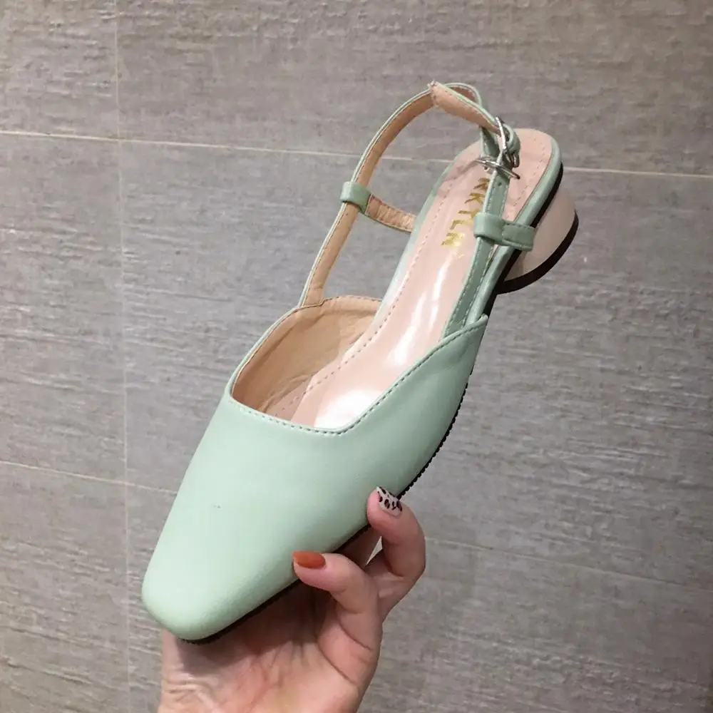 

Comfort Shoes For Women Block Heels Multicolored Sandals 2019 Summer Suit Female Beige Square Toe Med Comfort Block Chunky
